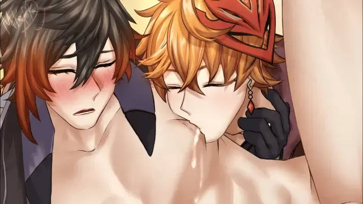 【mokopokoDJ】Happy New Year!! [COMM] - Chili 🌶️2 DL｜钟离公子 Fhentai - Page 5