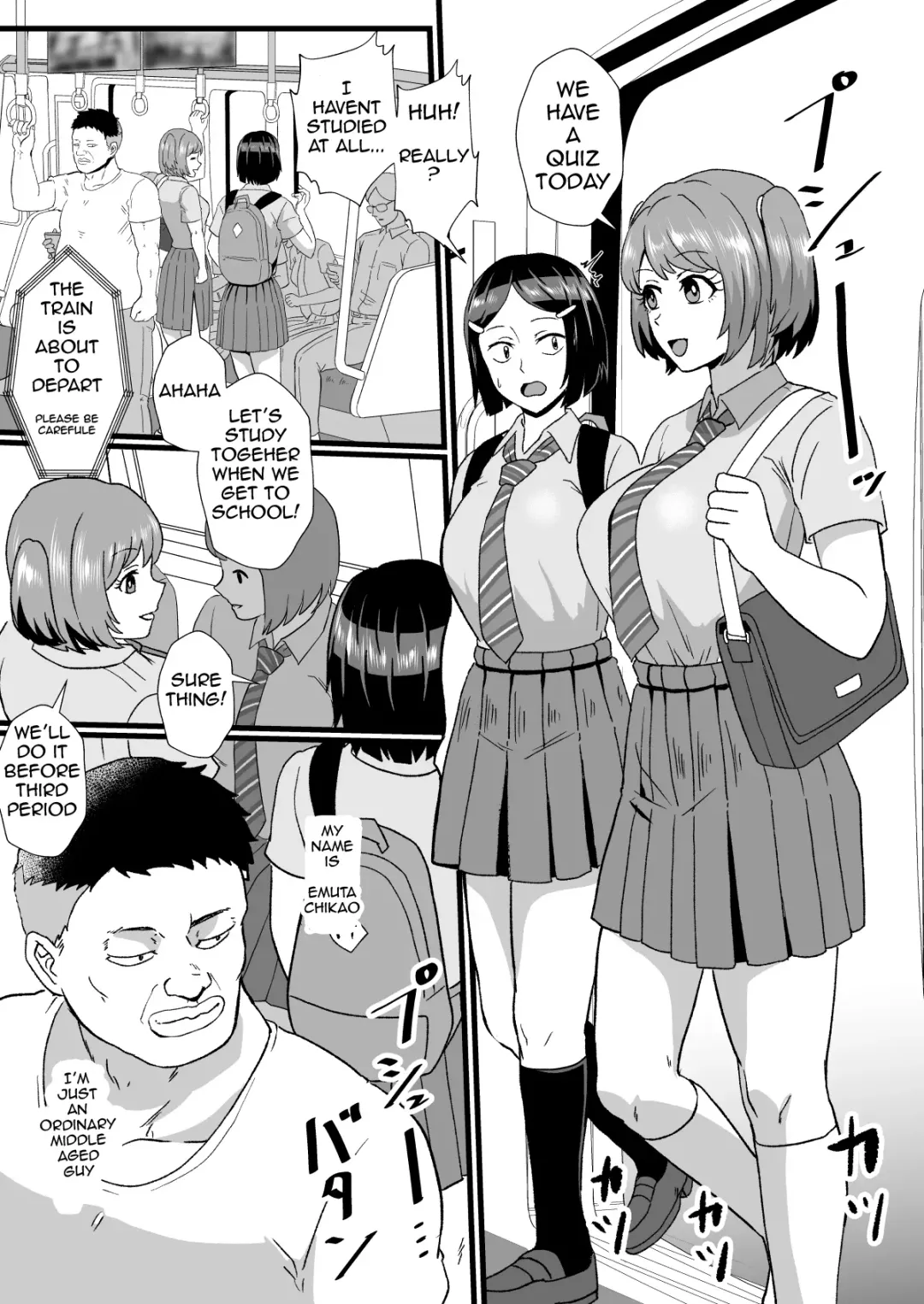 [Protohotel] Tsuugaku Densha ni Arawareta Ninshiki Kaihen Oji-san | The Perception-altering Man Who Appeared On The School Train Fhentai - Page 2