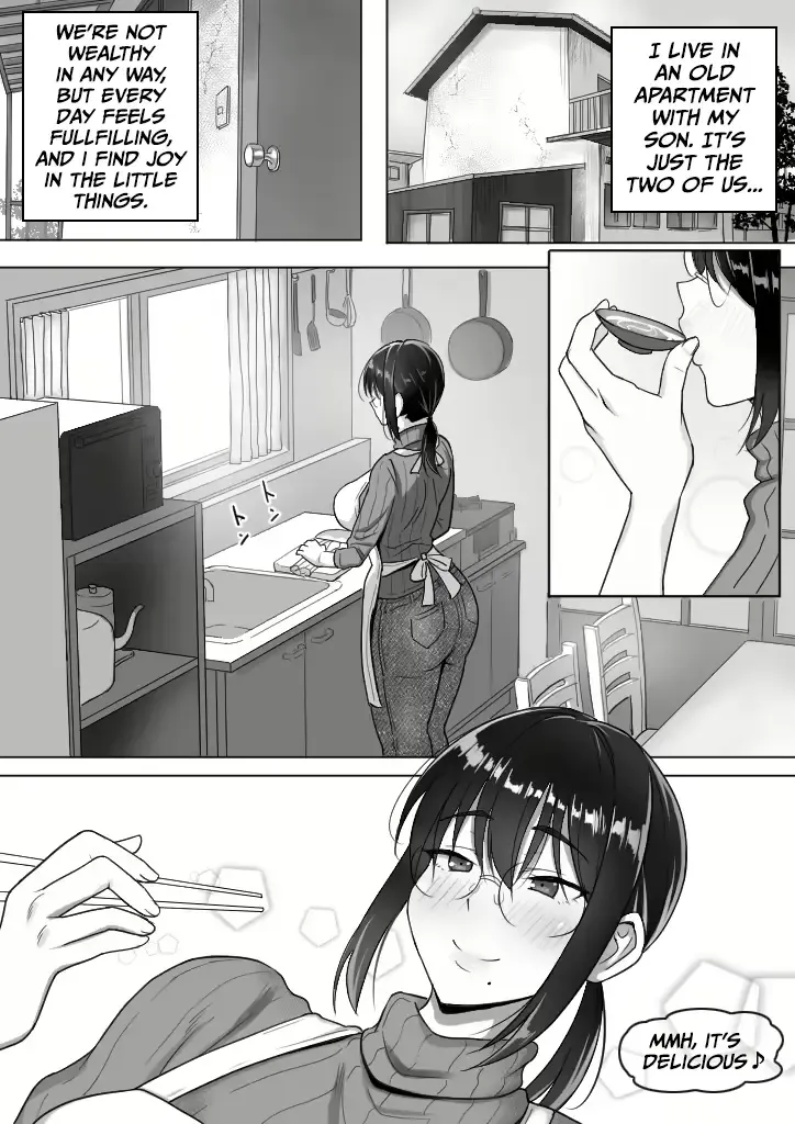[Kishimen] Binbou Gurashi na Boshi Katei no Oyako Koubi wa Kimochi Ii. | Mother & Son Bonding in a Poor Single-Parent Household Feels Good Fhentai - Page 2