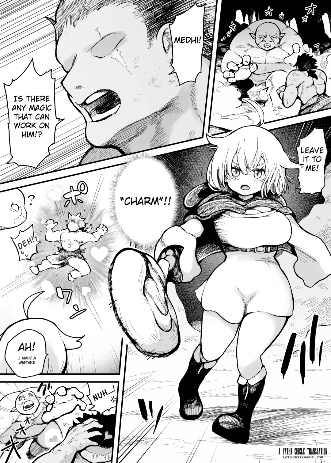 [Muigyuu] Ponkotsu Majo ga Nakama no "Miryou Joutai" o Karada o Hatte Naosu Ohanashi Fhentai - Page 1