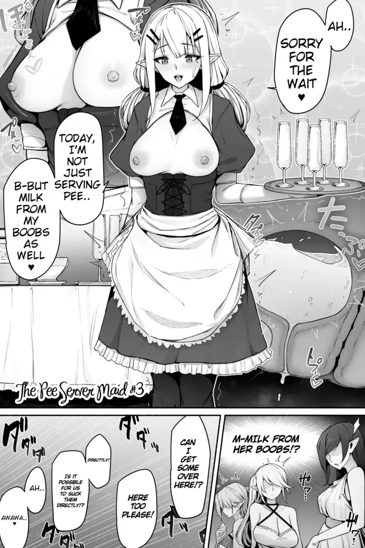 [Cocomachi] The Pee Server Maid #3 Fhentai - Page 1