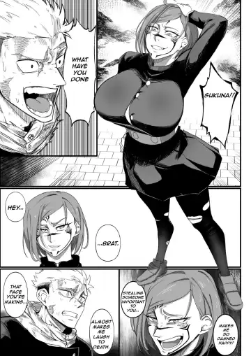 Queen of Curses Ryomen "Kugisaki" Sukuna vs Itadori Yuji Fhentai - Page 4