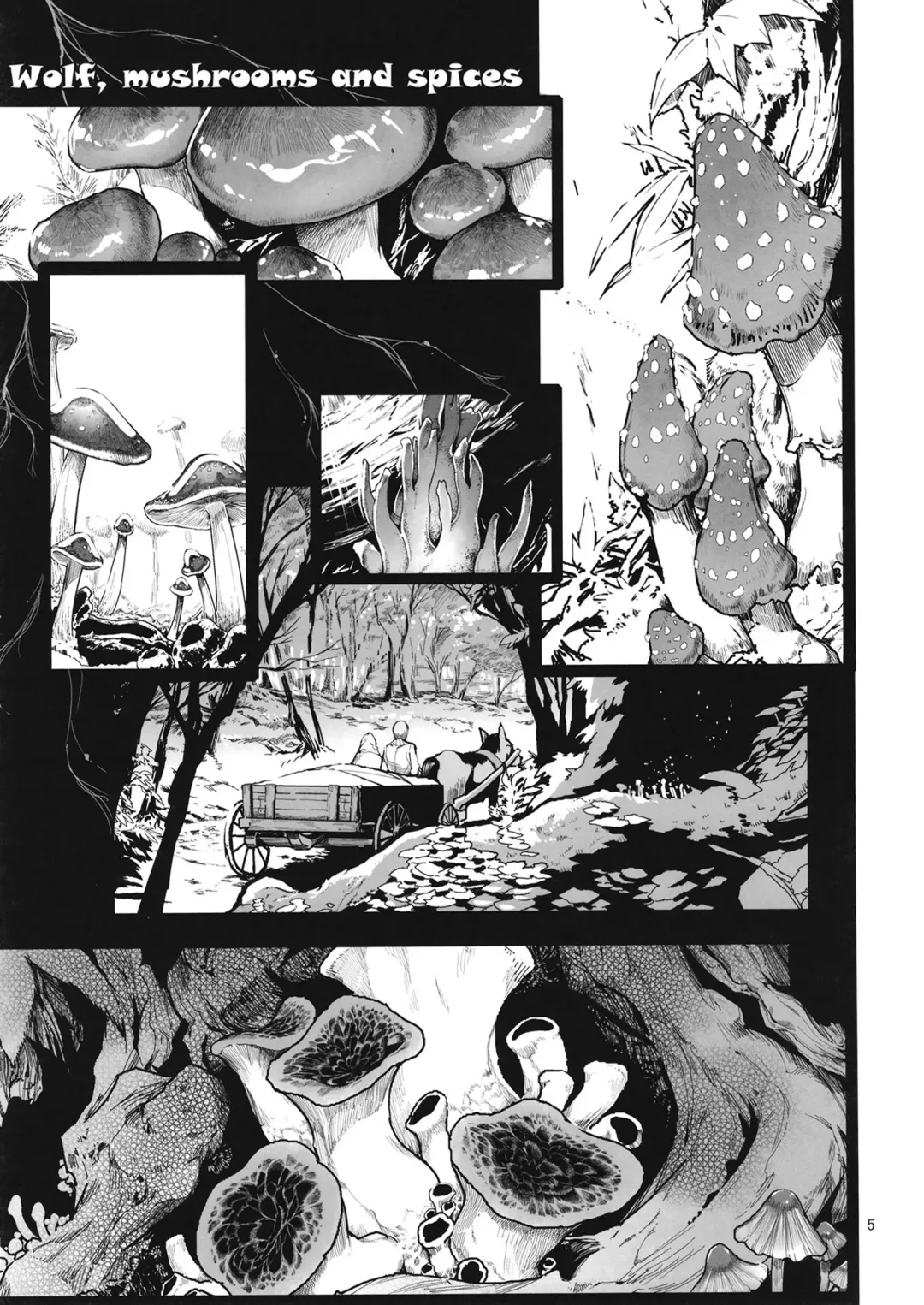 [Yamizawa] Ookami to Kinoko to Koushinryou - Wolf,mushrooms amd spices Fhentai - Page 4