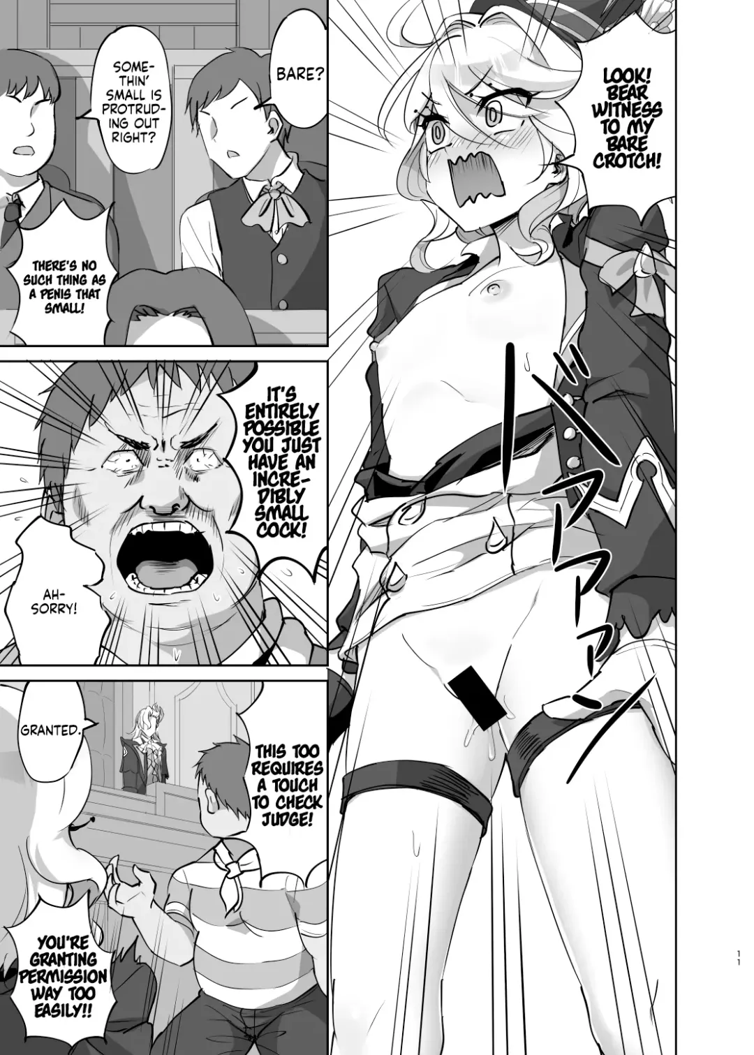 [Minarai Zouhyou] Boku wa Otokonoko ja Nai! ~Suijin Dansei Giwaku Saiban Gijiroku~ | I am not a boy! ~The Trial of the Hydro Archons Suspected Manhood~ Fhentai - Page 10