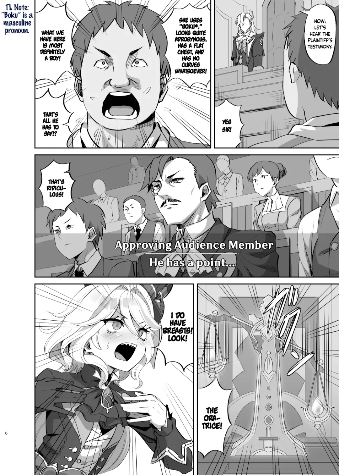 [Minarai Zouhyou] Boku wa Otokonoko ja Nai! ~Suijin Dansei Giwaku Saiban Gijiroku~ | I am not a boy! ~The Trial of the Hydro Archons Suspected Manhood~ Fhentai - Page 5