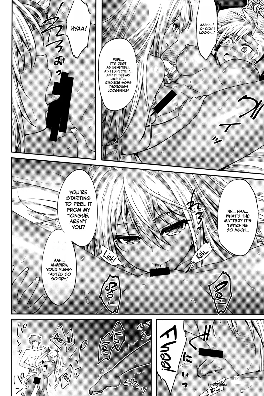 [Ono Misao] Kasshoku no Utage | A Tan-Colored Feast Fhentai - Page 11