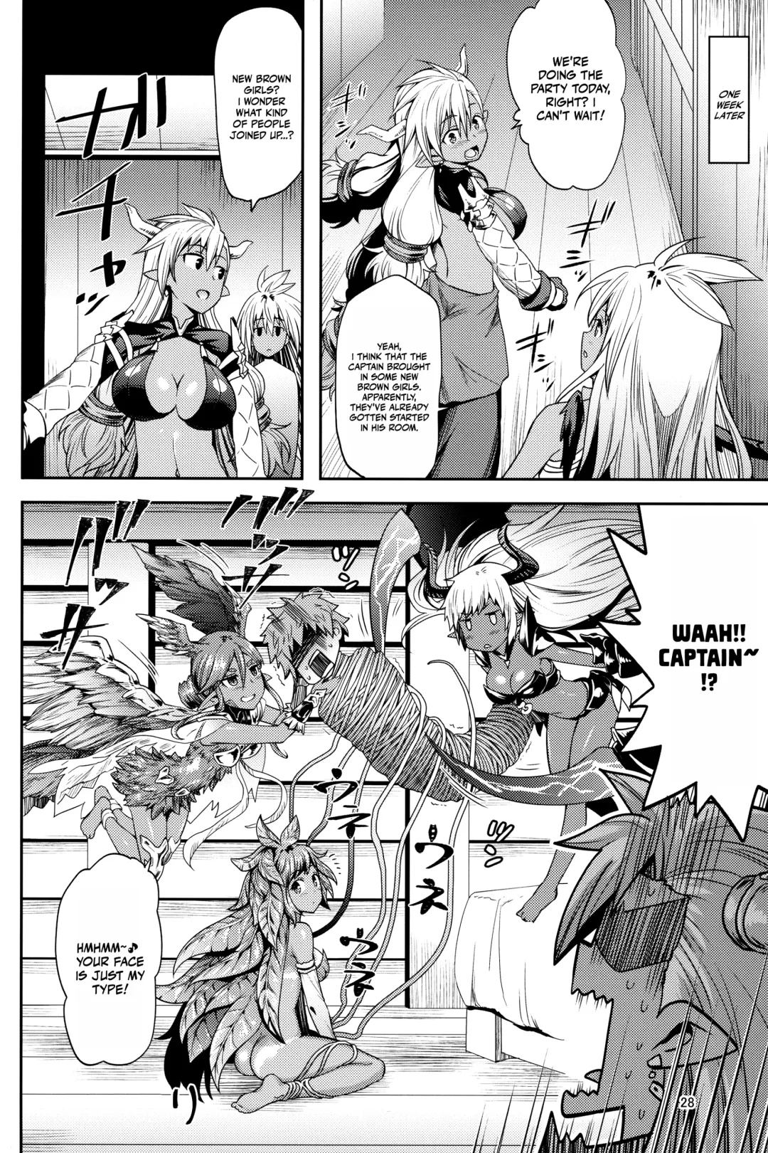 [Ono Misao] Kasshoku no Utage | A Tan-Colored Feast Fhentai - Page 27