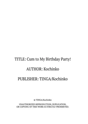 [Kochinko] Ikisugi! Birthday Party | Cum to My Birthday Party! Fhentai - Page 26