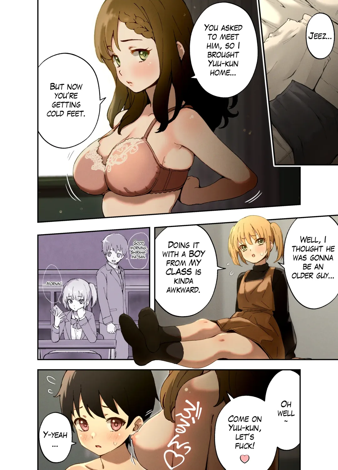 [Omochi Nabe] Shirahama Shimai wa Sex Friend | The Shirahama Sisters Are Sex Friends Fhentai - Page 3