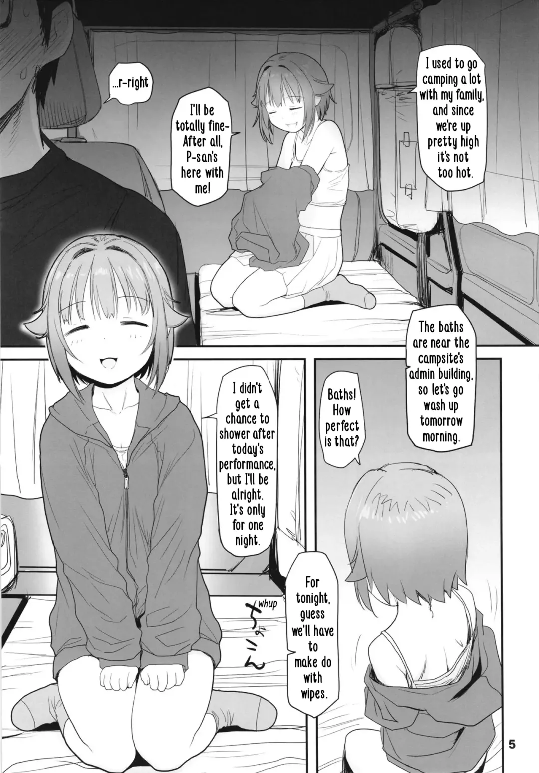 [Sakaki Imasato] Koshimizu Sachiko to Iku, Kinkyuu Shukkin Shachuuhaku no Tabi | Going on An Emergency Car Camping Trip with Sachiko Koshimizu Fhentai - Page 5
