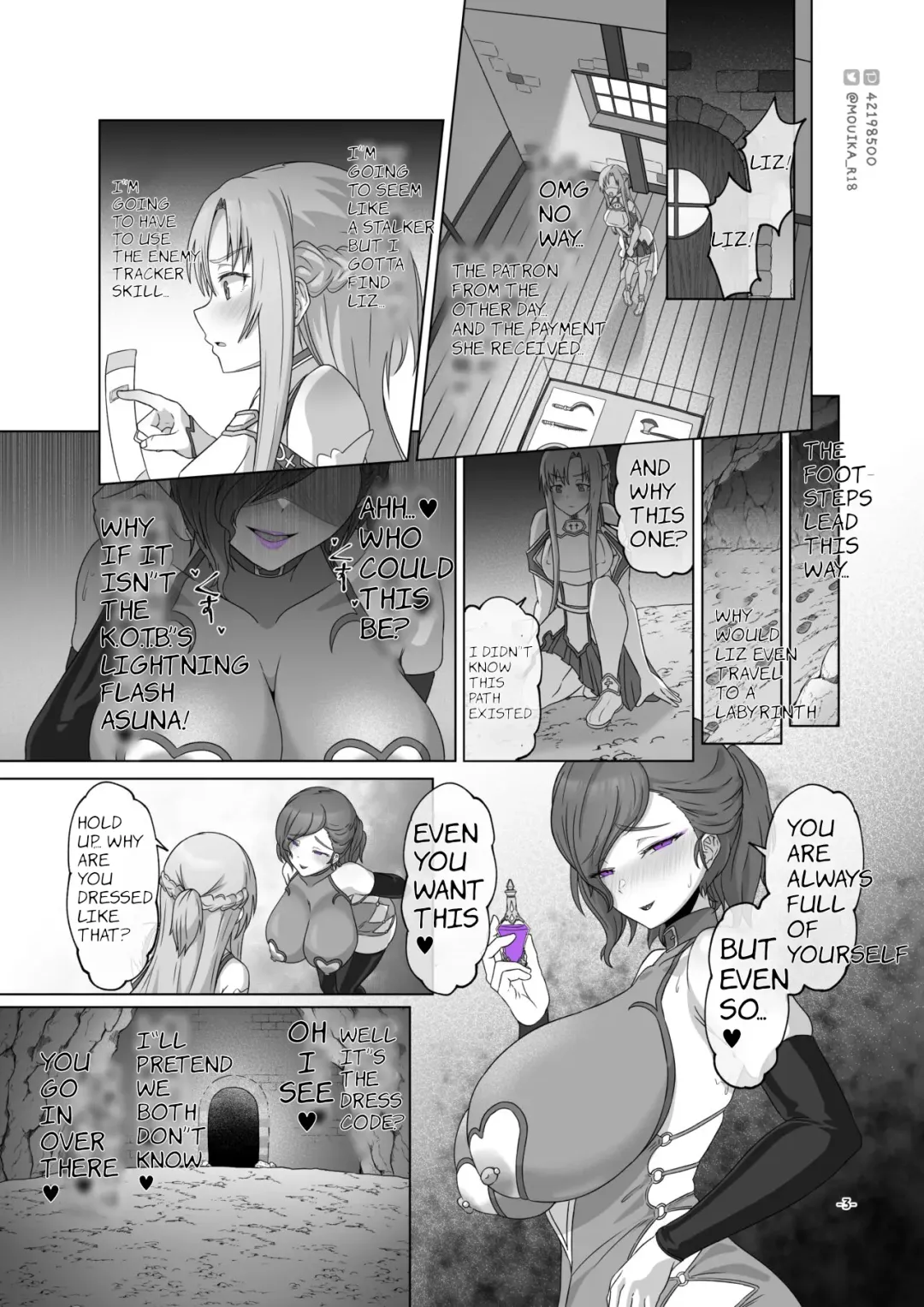 [Mouika] SAO Primrose Path EP1 Epicurus Drug Fhentai - Page 3