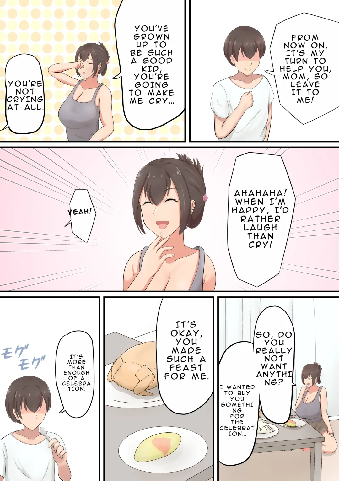 [Shirakumo Zen] Oiwai ni Okaa-san ga Fudeoroshi Shite Kureta Hanashi Fhentai - Page 3