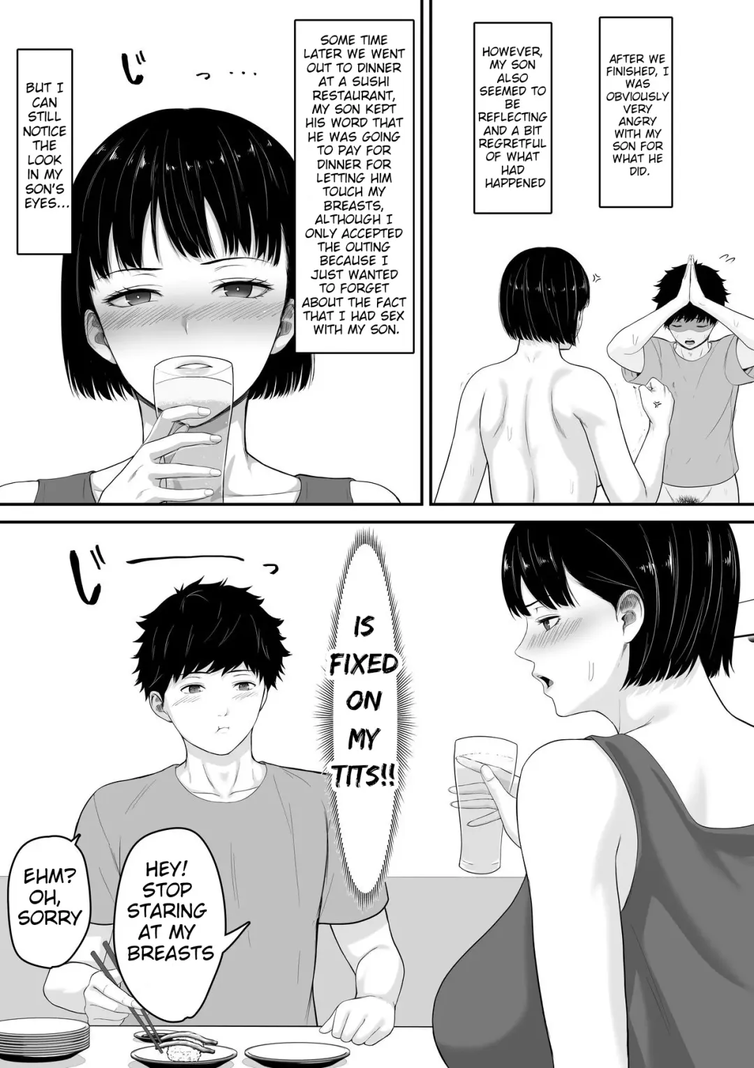 Okaa-san to Sex wa Dame datteba | I told you... You can't have sex with your mother Fhentai - Page 19