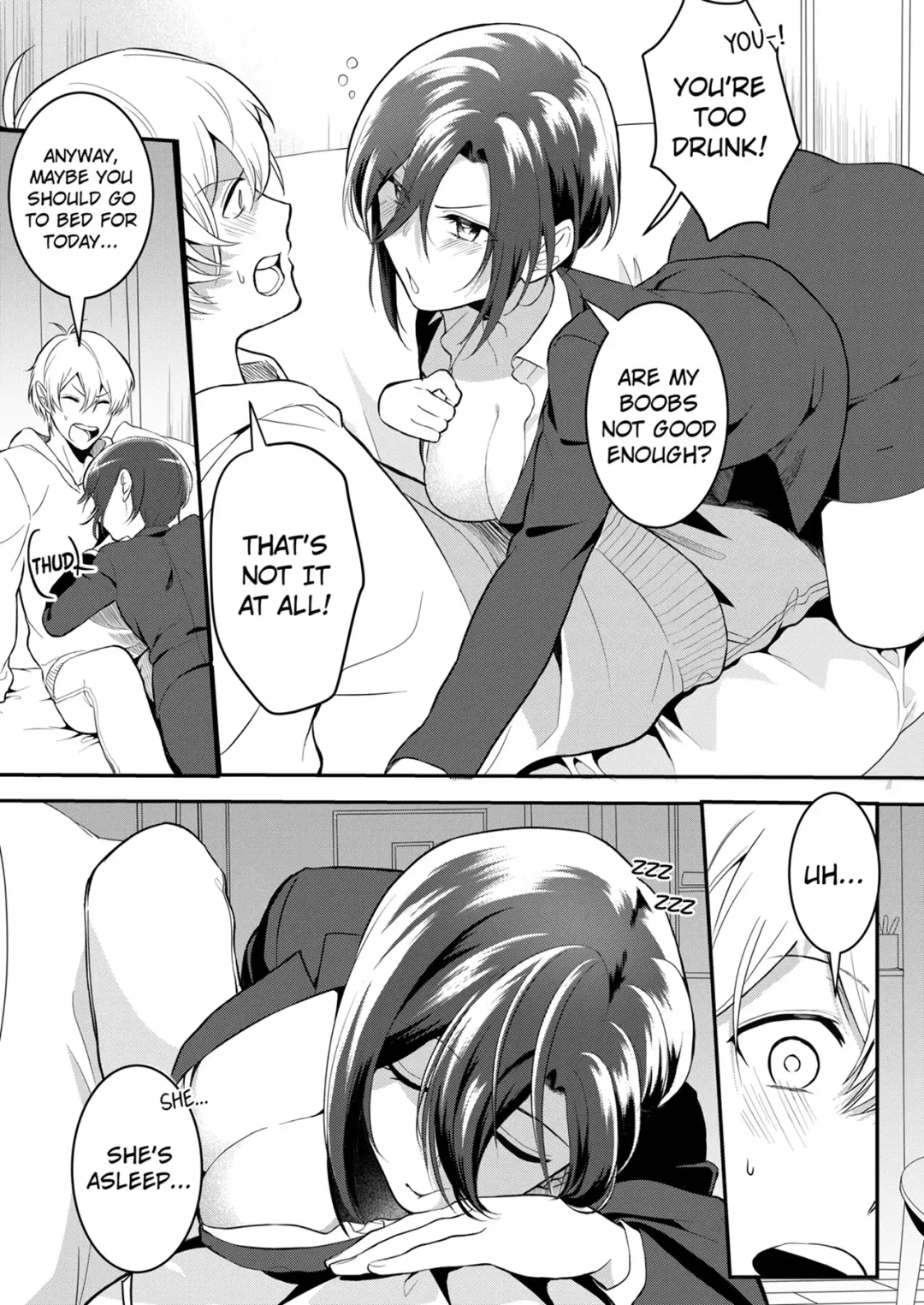 [Amadu Nami] Hageshii SEX de Motokare o Wasuresasete ~ Yotta Furi shite Izanau Ane 1 | Make Me Forget My Ex-Boyfriend With Rough Sex - My Cousin Fakes Drunkenness to Entice Me 1 Fhentai - Page 9