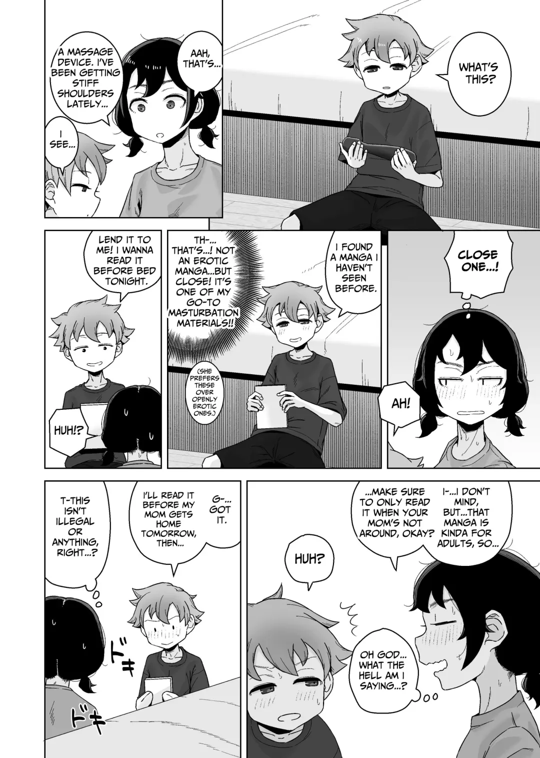 [Hagger] Onanie Izon Jidaraku Joshi wa Shounen no Onanie o Nozokimisuru. | A Masturbation Addicted Slob Girl Peeps on a Boy Jerking Off. Fhentai - Page 22