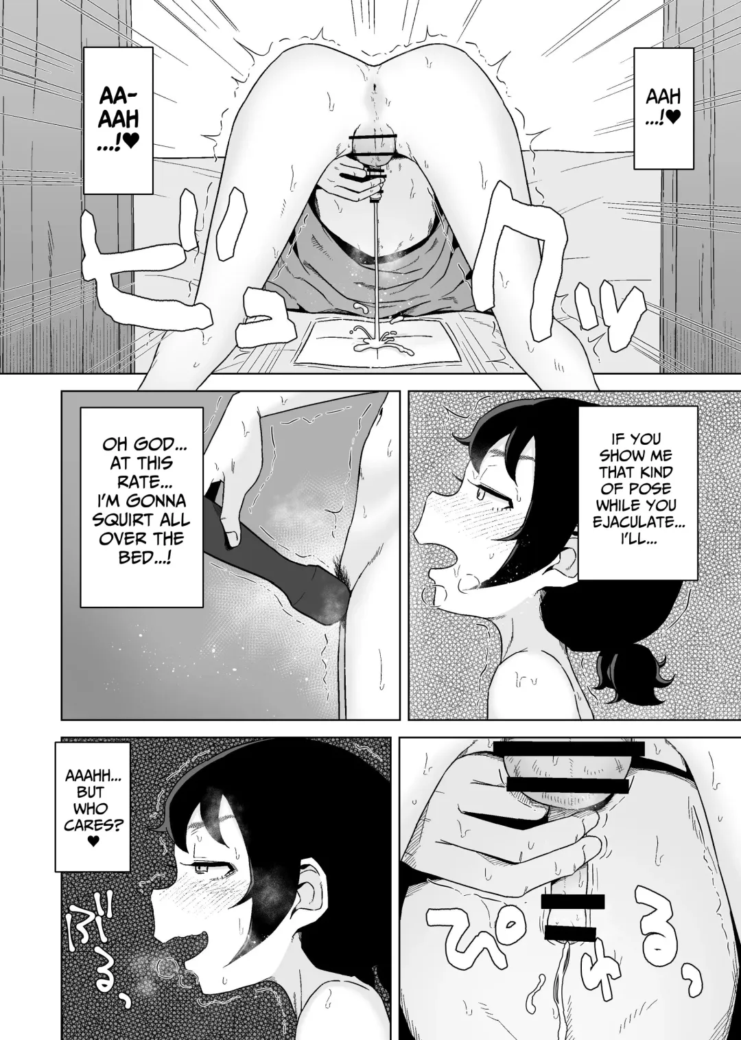 [Hagger] Onanie Izon Jidaraku Joshi wa Shounen no Onanie o Nozokimisuru. | A Masturbation Addicted Slob Girl Peeps on a Boy Jerking Off. Fhentai - Page 28