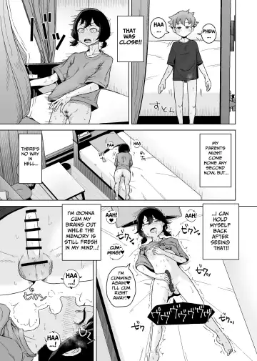 [Hagger] Onanie Izon Jidaraku Joshi wa Shounen no Onanie o Nozokimisuru. | A Masturbation Addicted Slob Girl Peeps on a Boy Jerking Off. Fhentai - Page 19