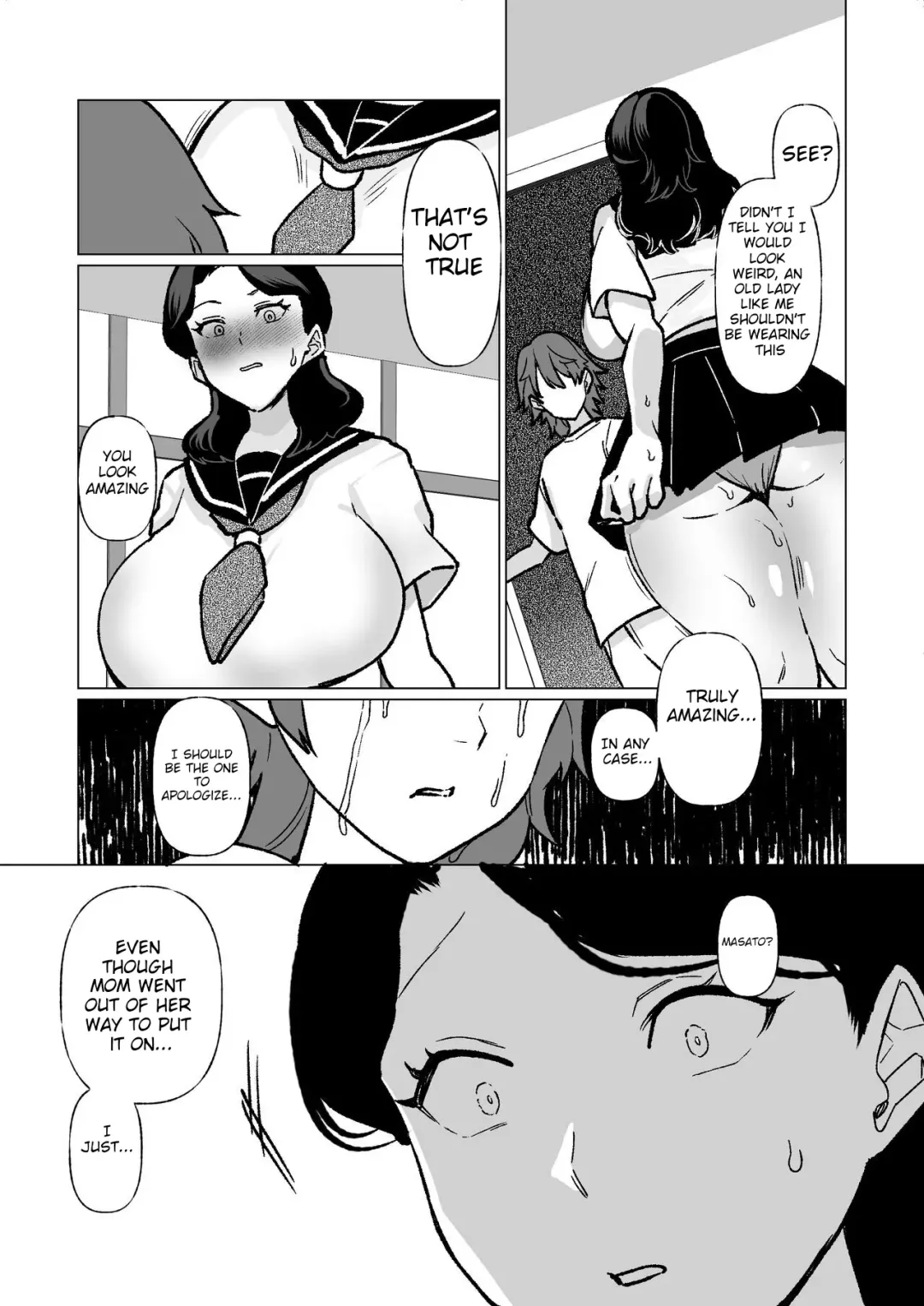 [Katano Chika] -The night I gave myself to my son, at the bus stop- Fhentai - Page 36