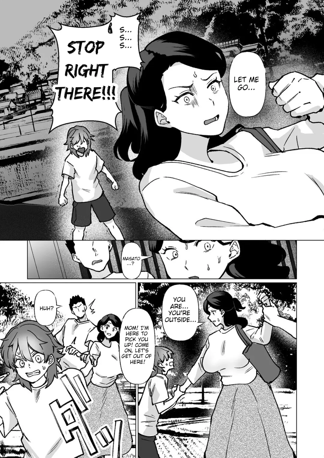 [Katano Chika] -The night I gave myself to my son, at the bus stop- Fhentai - Page 45