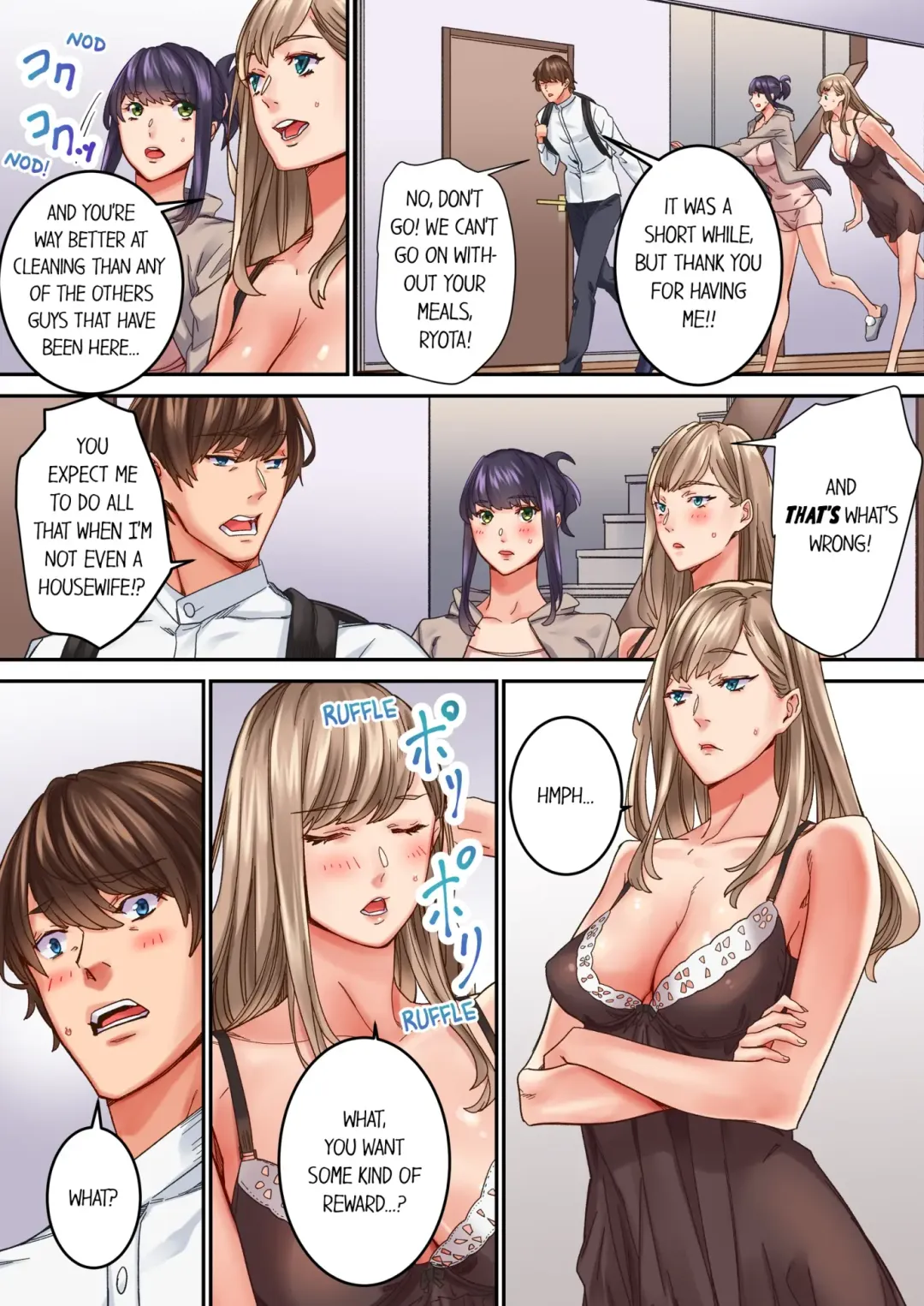 [Ouma] "1 Funkan Dake Rete mo īyo … " Shea Hausu no Himitsu Rūru 1 | The Share House's Secret Rule 1 (decensored) Fhentai - Page 9