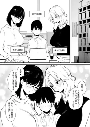 Kouhai Futari ni Chikubi Kaihatsu sareta Maso Senpai no Ichinichi Fhentai - Page 2