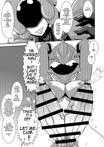 [Ultrabuster] Doubutsu Sentai Heroine Futanari Kaizou Kairaku Ochi Game Fhentai - Page 16