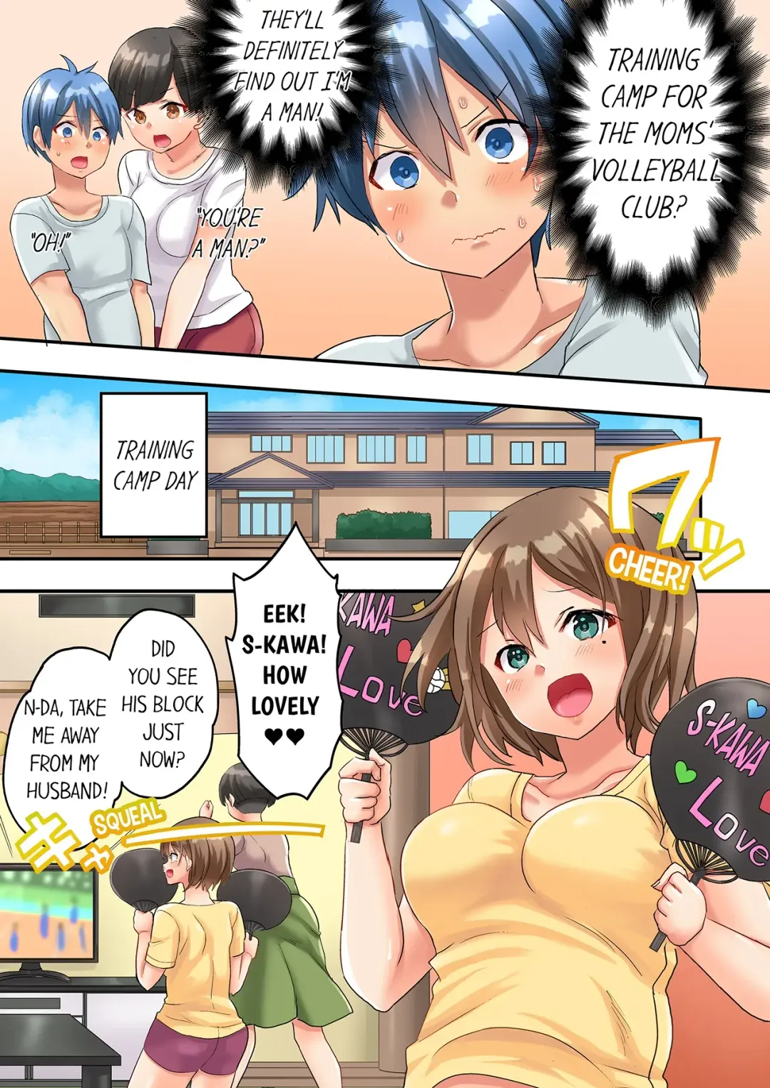 [Kazutaro] Hitozuma Volley-bu no Asedaku SEX ~Shower Abinagara Mitchaku Shichau? 1-4 | Married Women's Volleyball Club Sweaty Sex - We're Being Glued Together While Taking A Shower? 1-4 Fhentai - Page 54