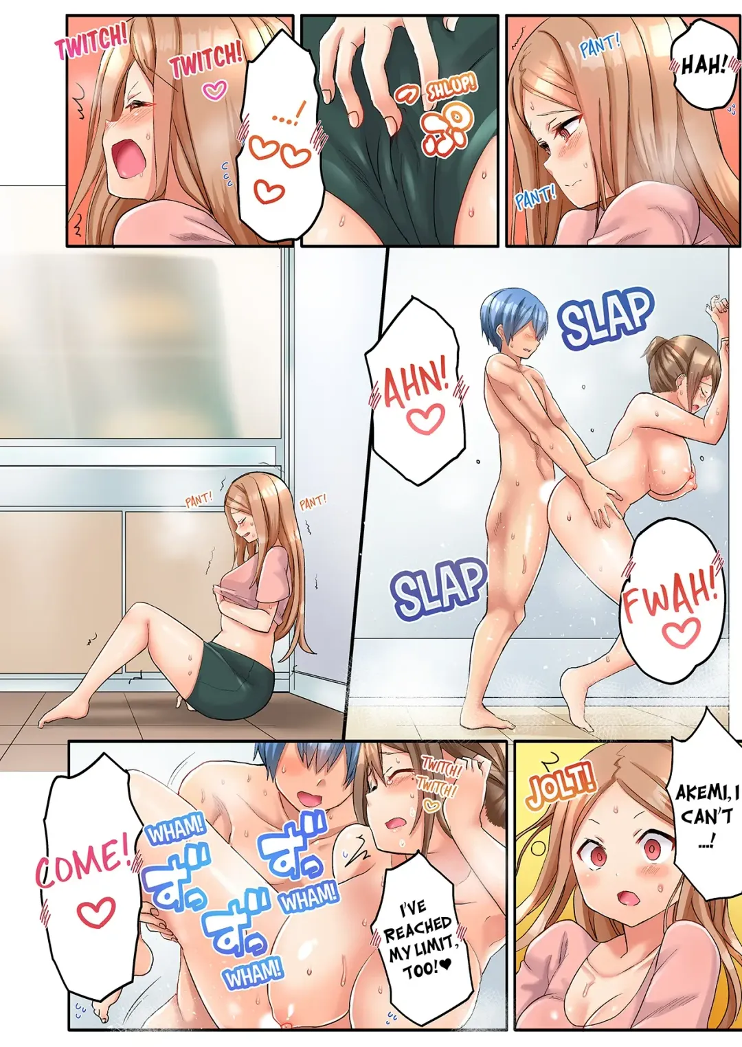 [Kazutaro] Hitozuma Volley-bu no Asedaku SEX ~Shower Abinagara Mitchaku Shichau? 1-4 | Married Women's Volleyball Club Sweaty Sex - We're Being Glued Together While Taking A Shower? 1-4 Fhentai - Page 85