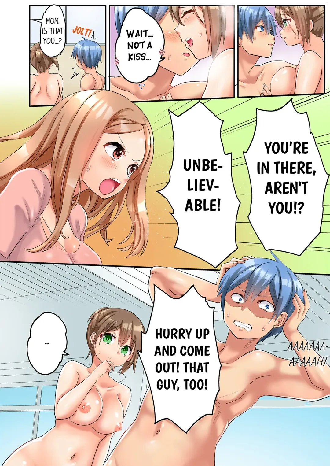 [Kazutaro] Hitozuma Volley-bu no Asedaku SEX ~Shower Abinagara Mitchaku Shichau? 1-4 | Married Women's Volleyball Club Sweaty Sex - We're Being Glued Together While Taking A Shower? 1-4 Fhentai - Page 87