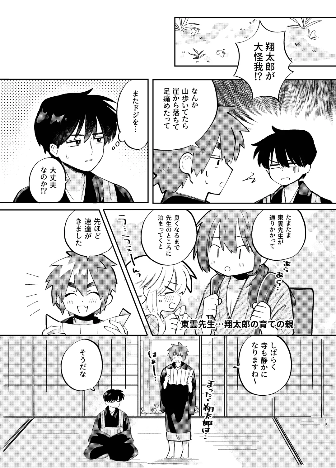 [Shirobei] Kochou no Yume de Kimi ni Furetara Fhentai - Page 19