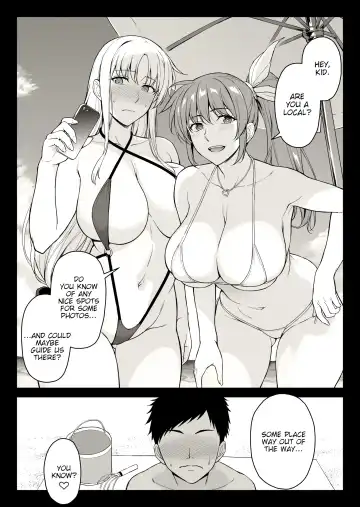 Read [Ishigaki Takashi] Ecchi na Onee-san-tachi ni Beach de Gyakunansareta Ken - Fhentai