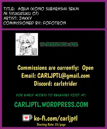 [Jakky] Aqua-sama and Kazuma's Drunk Lovey-Dovey Sex Fhentai - Page 8