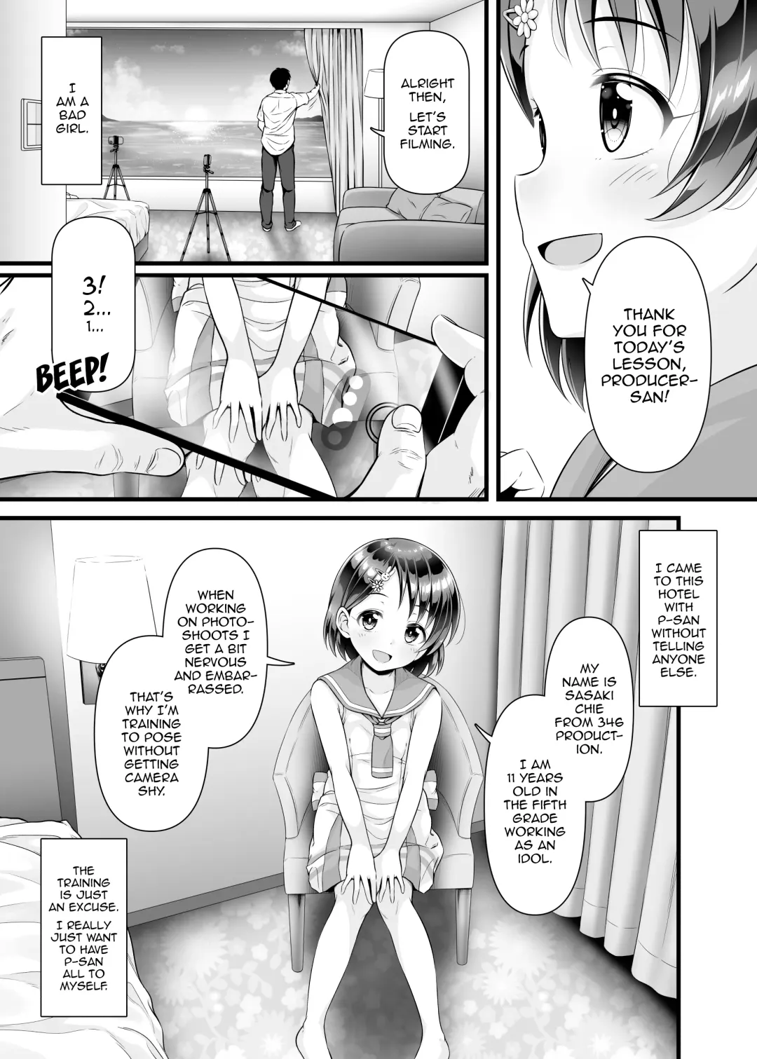 [Samidare Setsuna] Live no Ato, Bed no Ue, Chie no Zenbu. ~Futarikiri no Satsuei Lesson~ | After the Concert, On the Bed, All of Chie. ~One-on-One Photography Lesson~ Fhentai - Page 4