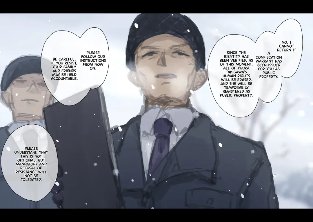 [Yukimuramaru] Public property Sex Slave Girl - Ex - Collection in the Snow Fhentai - Page 12