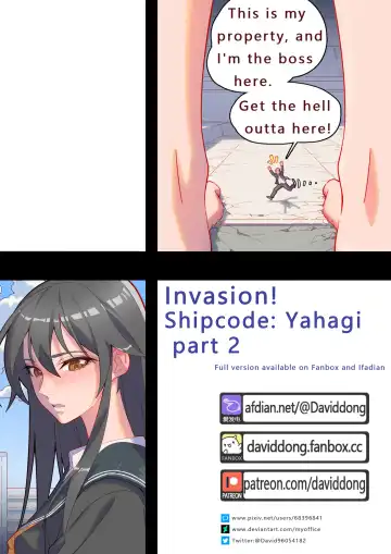 [David Dong] Invasion! Shipcode: Yahagi - Fhentai