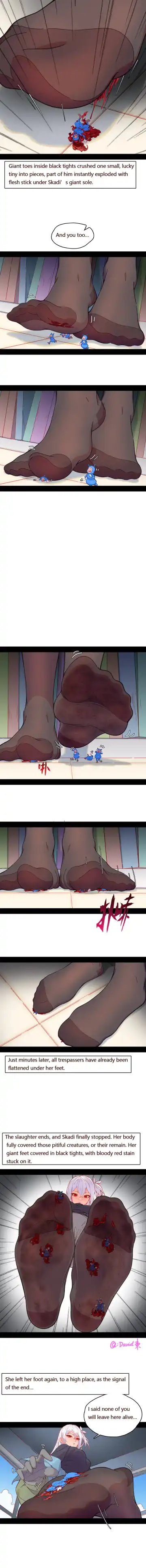 [David Dong] Skadi and Unwelcomed Tiny Guests Fhentai - Page 4