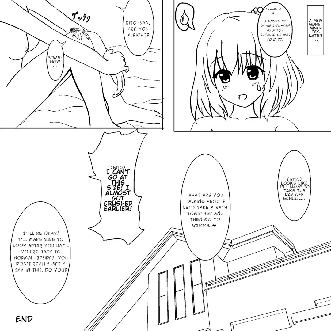 [Aki28] Rito ga Chiisaku Natte Momo to | Shrunken Rito and Momo Fhentai - Page 7