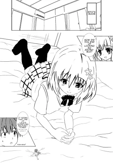 [Aki28] Rito ga Chiisaku Natte Momo to | Shrunken Rito and Momo Fhentai - Page 2