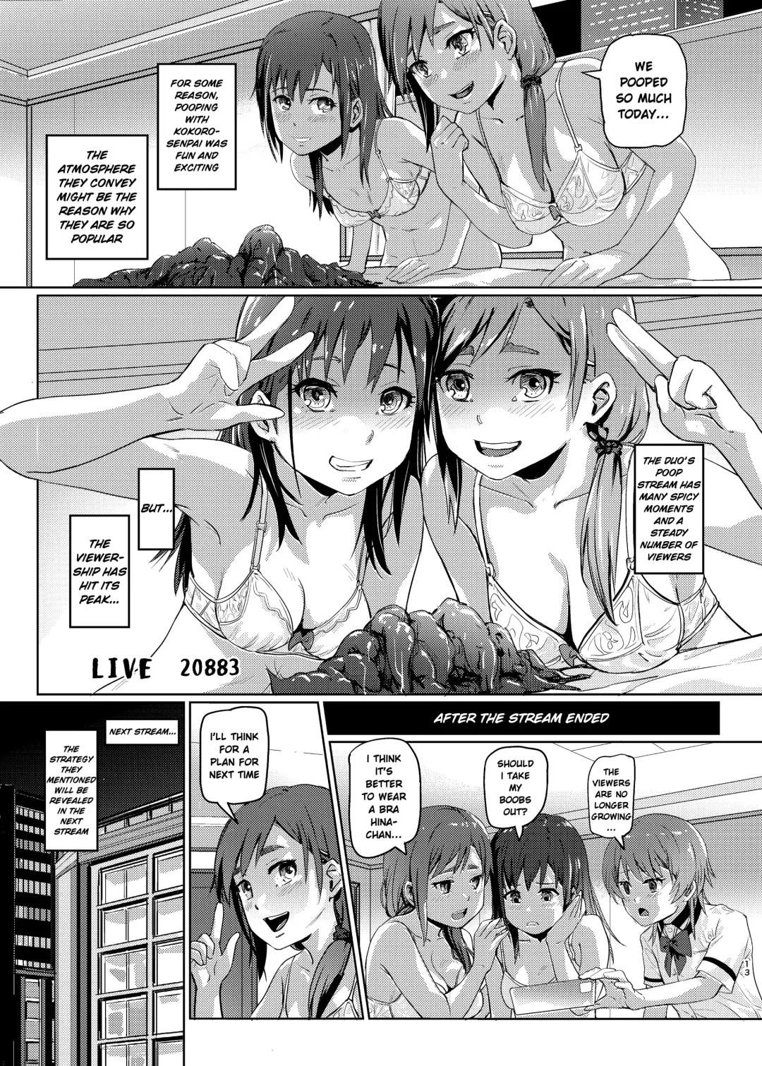 [Lunaluku] Scatolo Haishin. - excretion Live Streaming Fhentai - Page 12