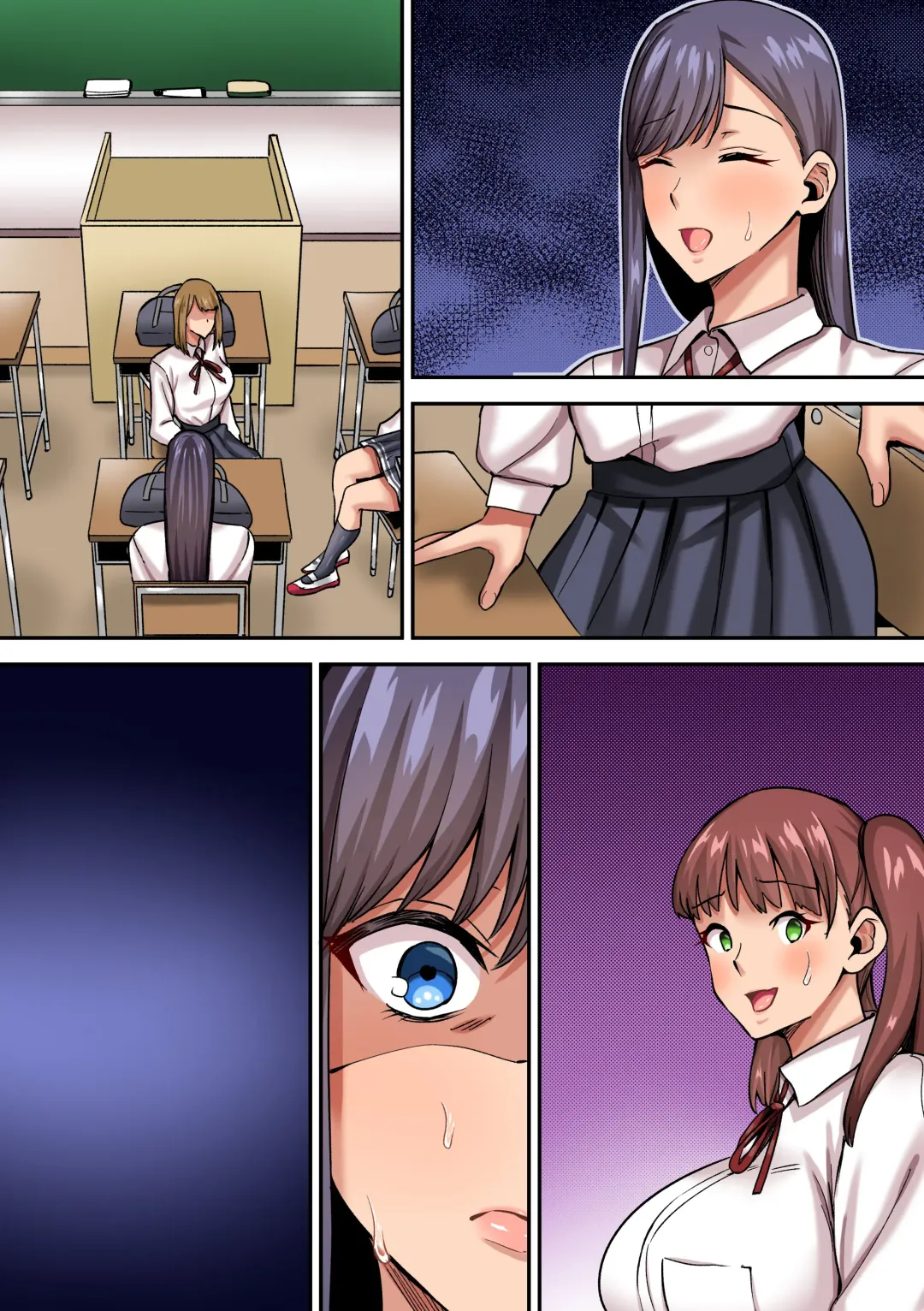 Majime-kei Yuutousei, Kashiwagi Saia no Himitsu ~Ojisan ni Karada o Suki Houdai sarete Ochite iku Watashitachi~ Fhentai - Page 41