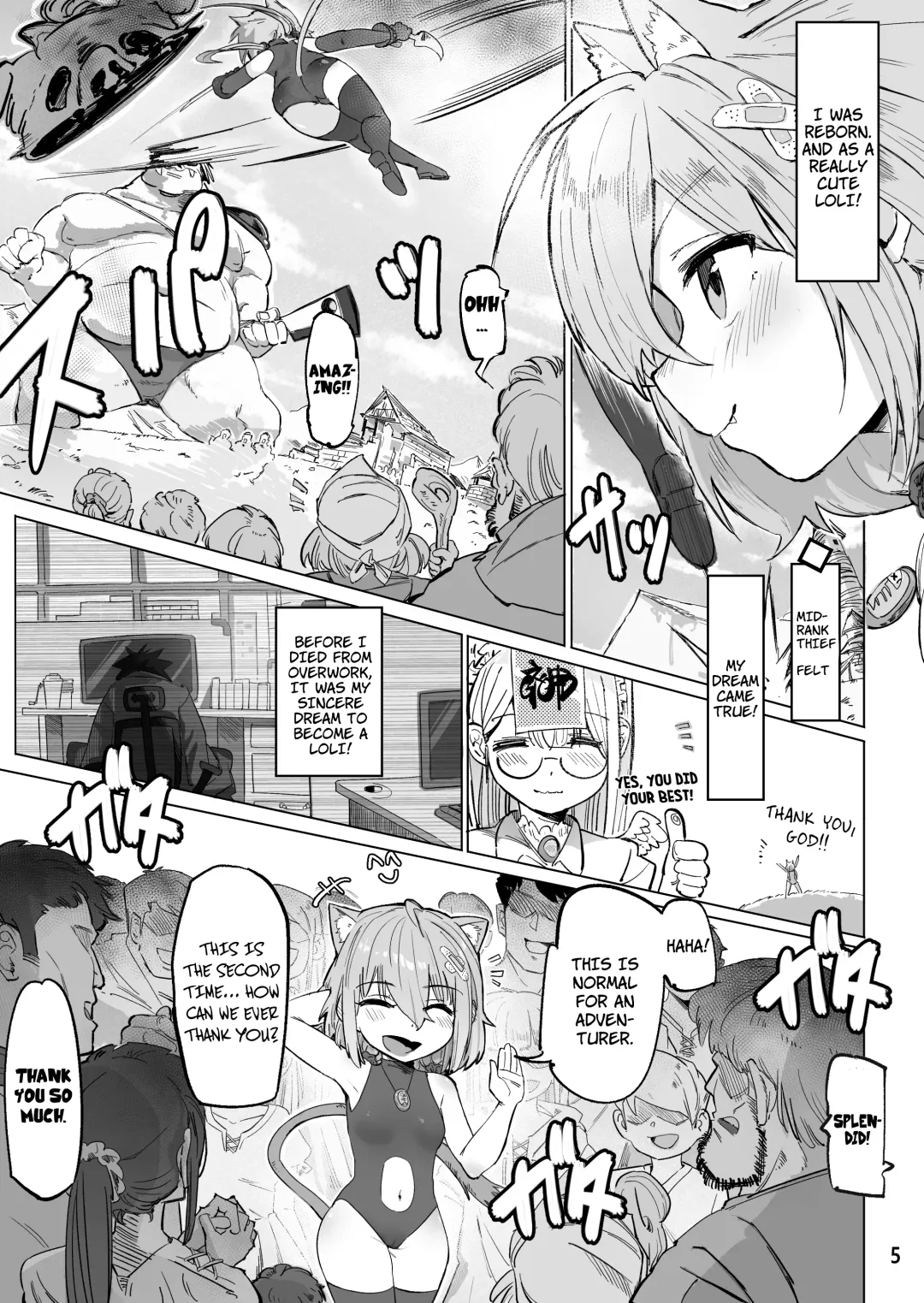 [Kasabuta] Isekai ni Loli ni Umarekawatte Totemo Manzoku Shiteimasu | I Was Reborn As A Loli In Another World, And It's Very Satisfying Fhentai - Page 4