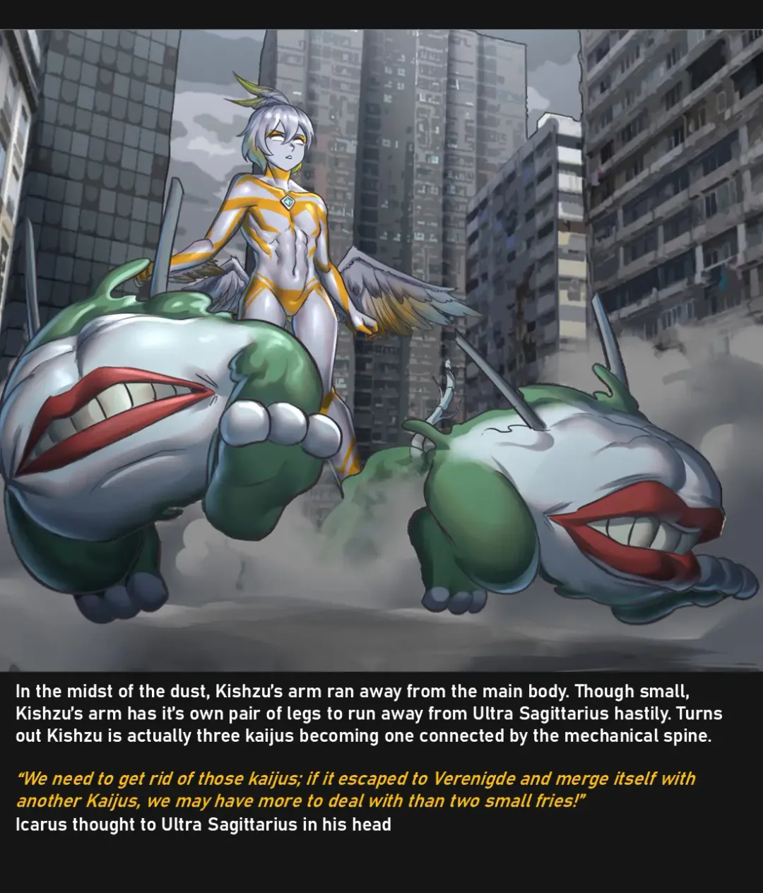 [Arsonicartz] 【ArsonicHawt】Ultra Sagittarius vs Muscario Fhentai - Page 10