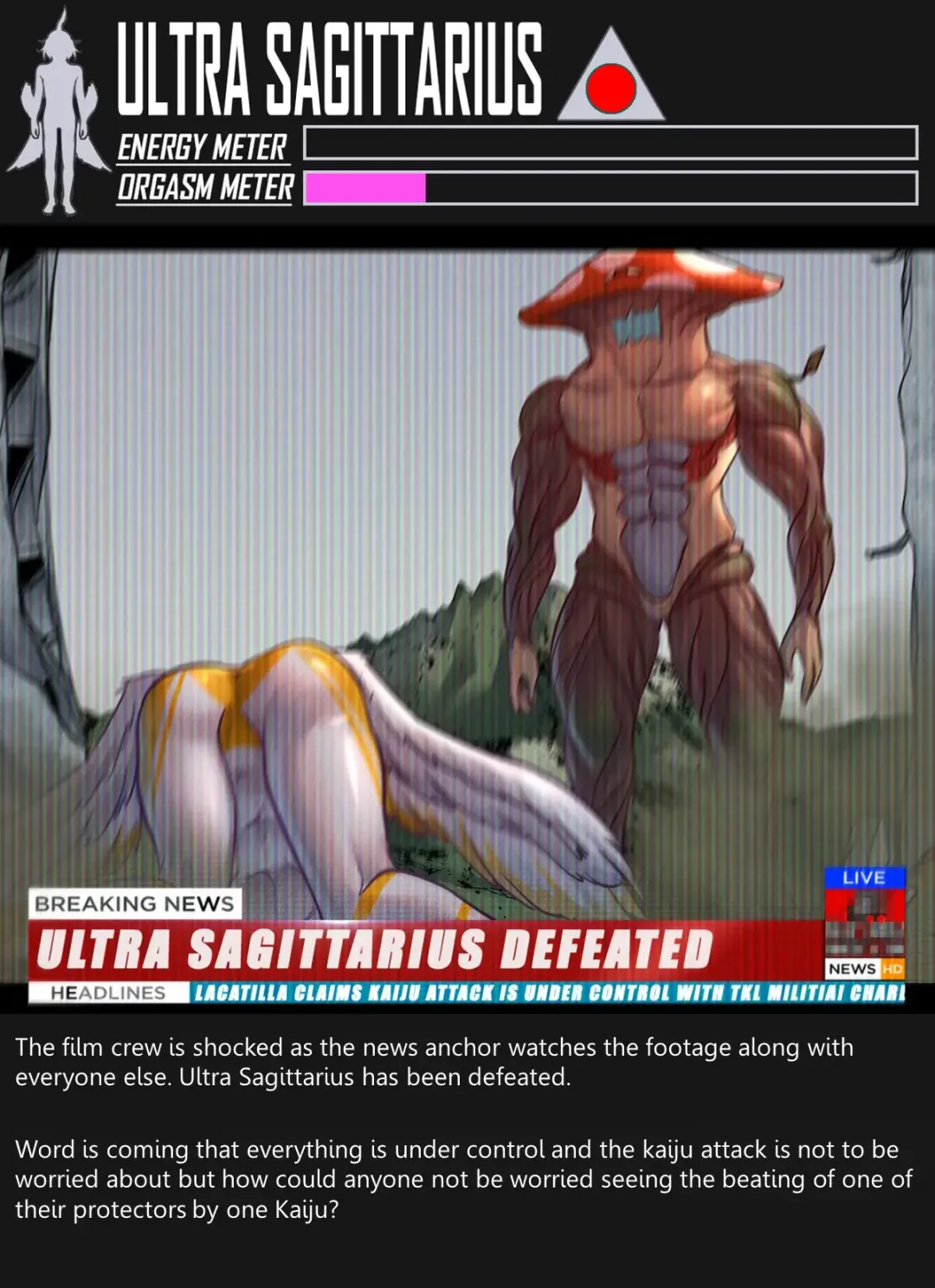 [Arsonicartz] 【ArsonicHawt】Ultra Sagittarius vs Muscario Fhentai - Page 112