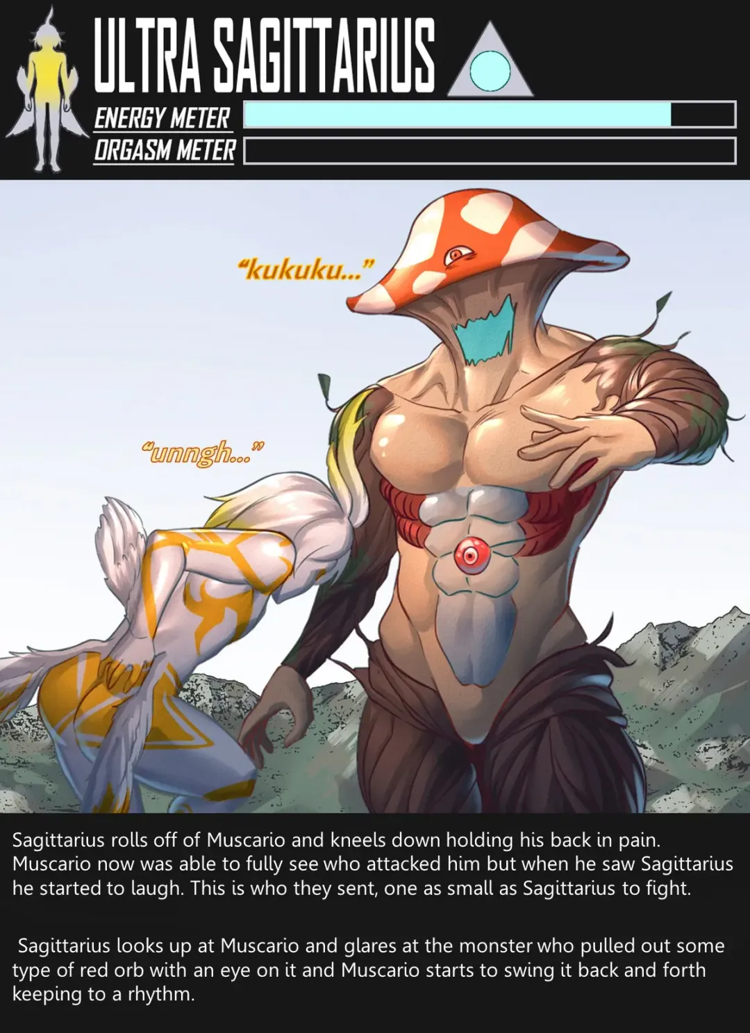 [Arsonicartz] 【ArsonicHawt】Ultra Sagittarius vs Muscario Fhentai - Page 51