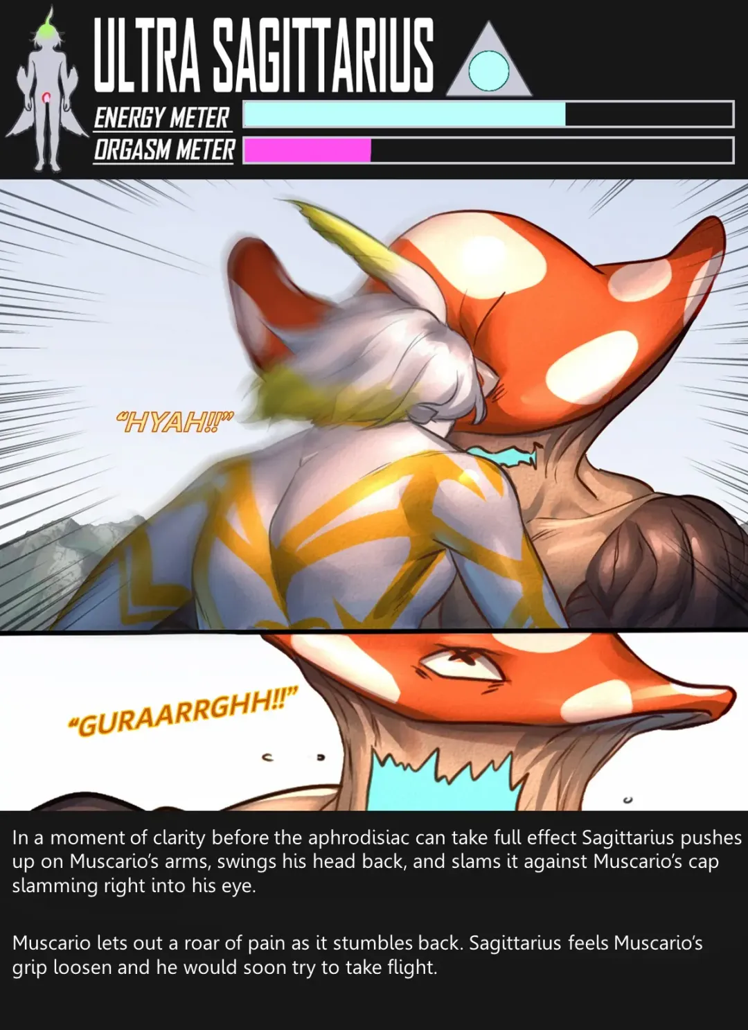 [Arsonicartz] 【ArsonicHawt】Ultra Sagittarius vs Muscario Fhentai - Page 60