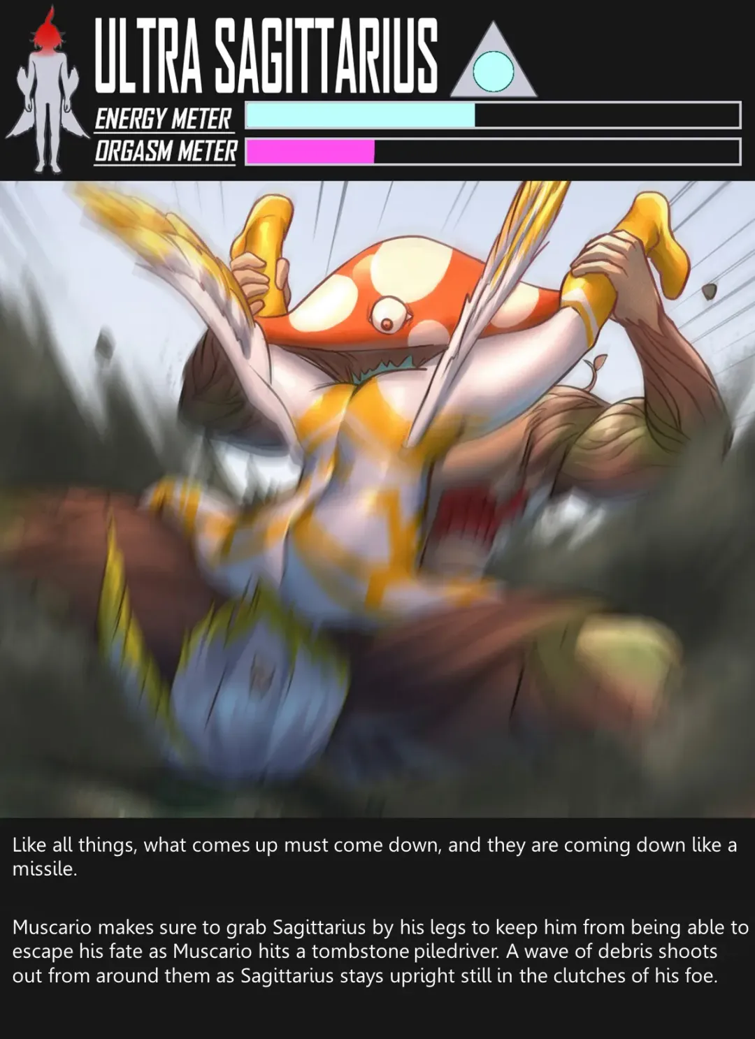 [Arsonicartz] 【ArsonicHawt】Ultra Sagittarius vs Muscario Fhentai - Page 62