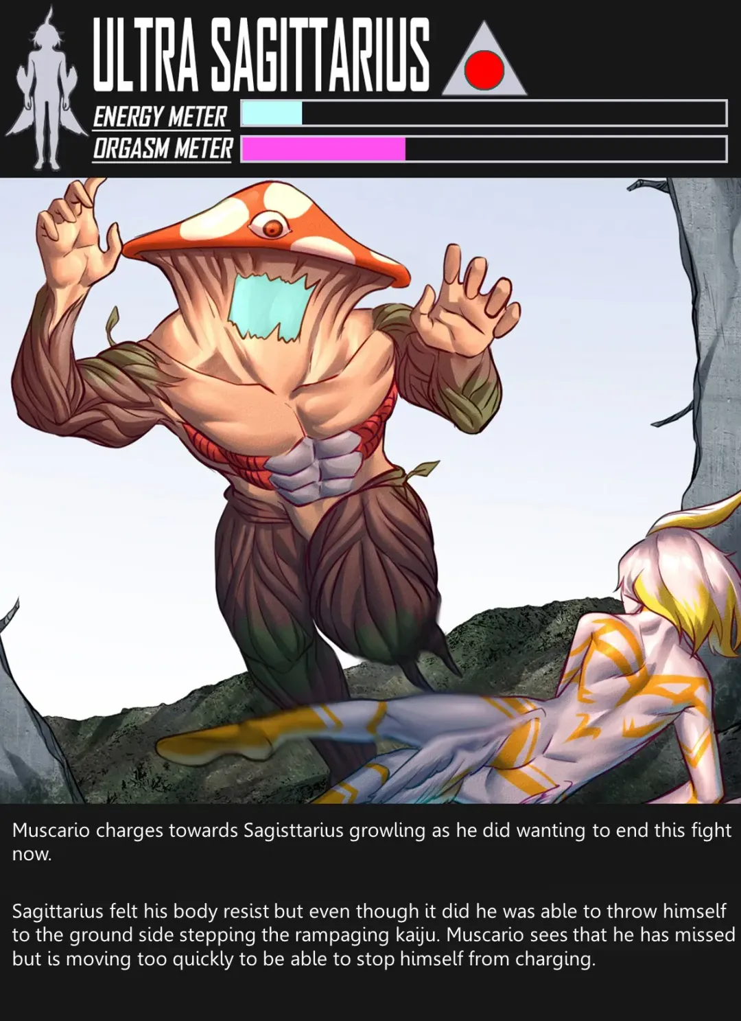 [Arsonicartz] 【ArsonicHawt】Ultra Sagittarius vs Muscario Fhentai - Page 97