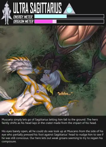 [Arsonicartz] 【ArsonicHawt】Ultra Sagittarius vs Muscario Fhentai - Page 63