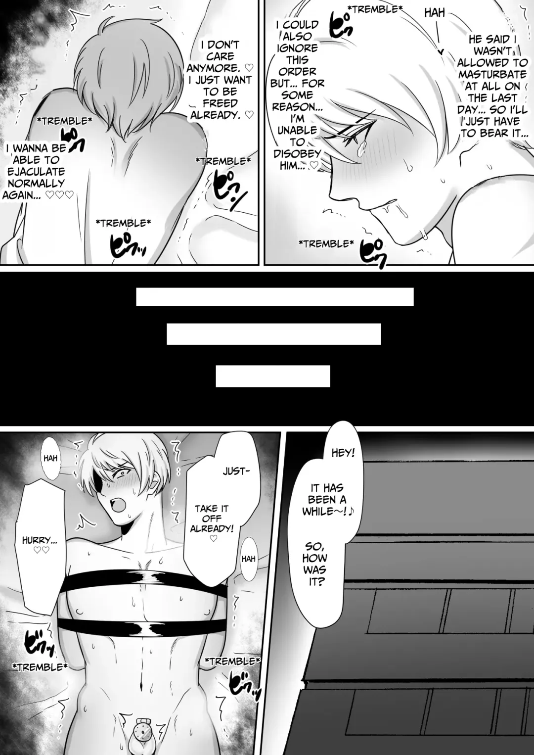 I Tried Out Being Toyed With While Wearing A Flat Chastity Belt. Fhentai - Page 10