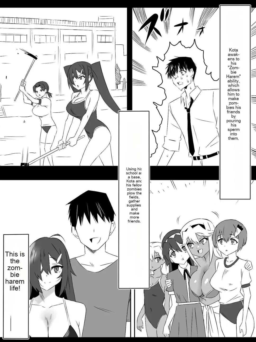 [Kagemusya] Zombie Harem Life ~Koutai Mochi no Ore to Bakunyuu Zombie~ 6 Fhentai - Page 3